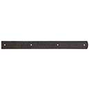 Coastal Bronze [20-150-A] Solid Bronze Decorative Strap Hinge Front - Flat Bar - Arch End - 2&quot; W x 22&quot; L