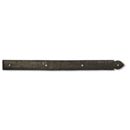 Coastal Bronze [20-150-S] Bronze Door Decorative Hinge Strap - Flat Bar - Spear End - 2" W x 22" L