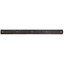 Coastal Bronze [20-155-A] Solid Bronze Decorative Strap Hinge Front - Flat Bar - Arch End - 2&quot; W x 28&quot; L