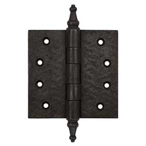 Coastal Bronze [30-425] Heavy Duty Cast Bronze Gate Butt Hinge - Steeple Tip - 4 1/2" W x 4 1/2" H