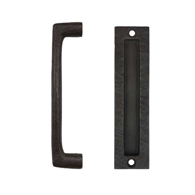 Coastal Bronze [40-801] Solid Bronze Barn Door Pull & Handle Set