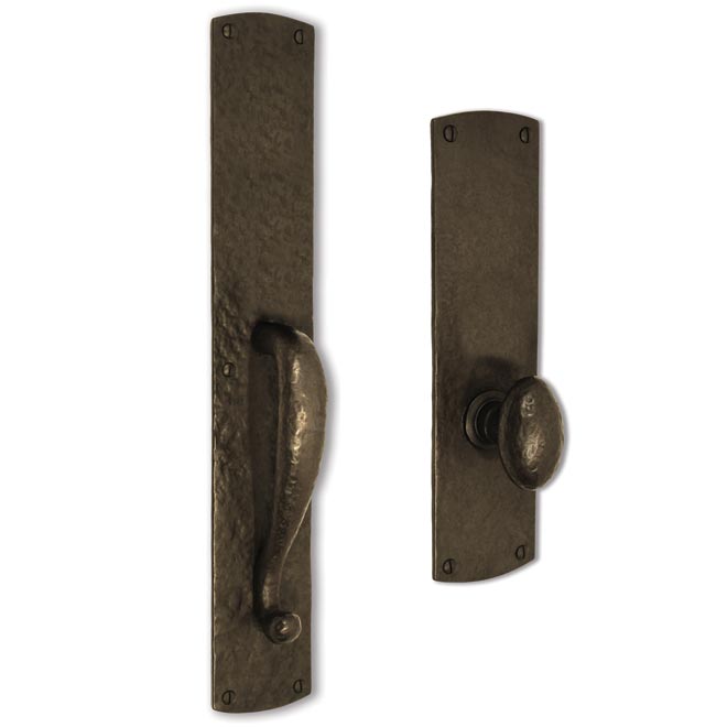 Coastal Bronze 230 Series Solid Bronze Dummy Door Entry Set - Tall Arch Plate