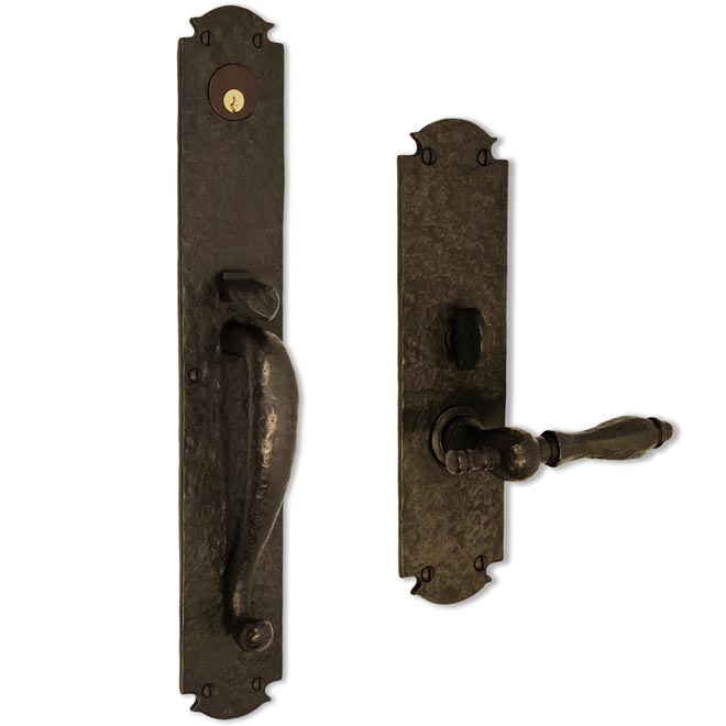 Coastal Bronze 330 Series Solid Bronze Mortise Door Entry Set - Tall Euro Plate