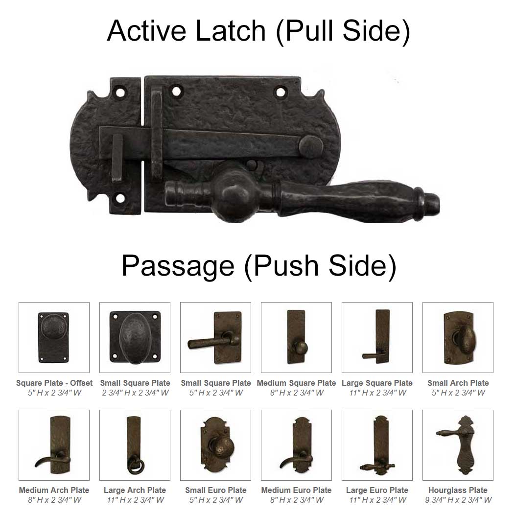 Coastal Bronze [60-350-F-LH] Gate Drop Bar Latch