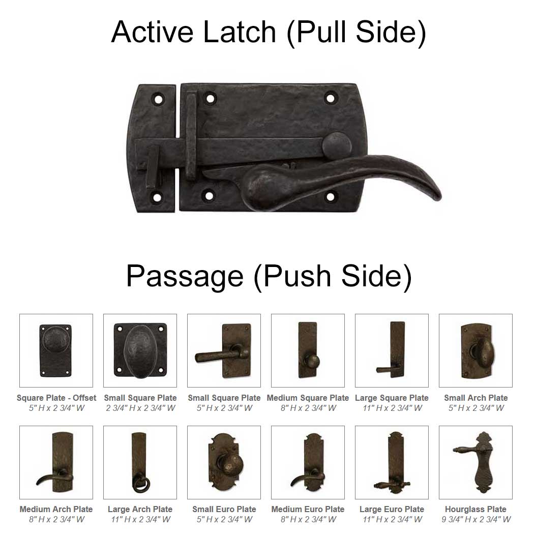 Coastal Bronze [60-360-F-LH] Gate Drop Bar Latch