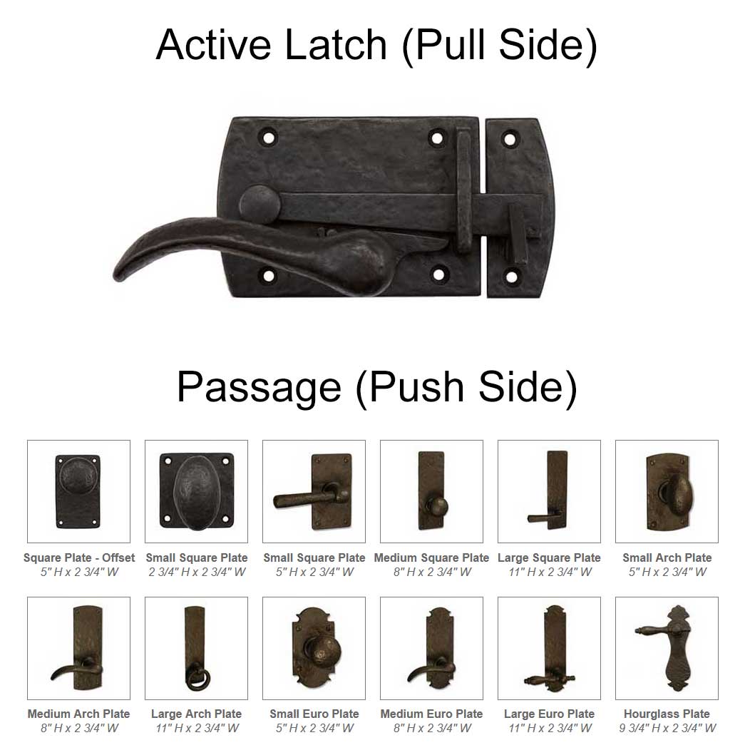 Coastal Bronze [60-360-F-RH] Gate Drop Bar Latch