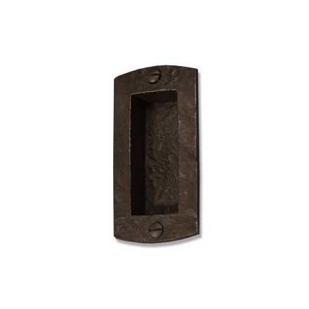 Coastal Bronze [500-55] Solid Bronze Pocket Door Flush Pull - Arched Frame - 4&quot; H x 2&quot; W