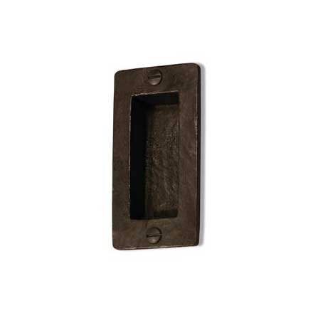 Coastal Bronze [500-57] Solid Bronze Pocket Door Flush Pull - Square Frame - 4&quot; H x 2&quot; W