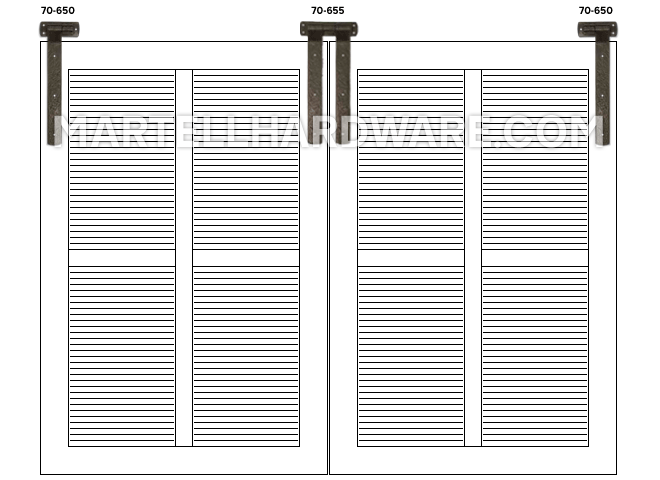 Coastal Bronze Bahama Shutter Hardware