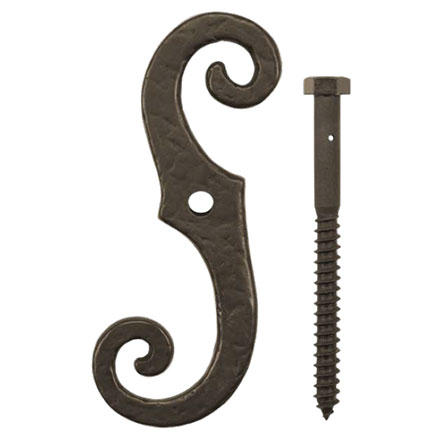 Coastal Bronze [70-500-LH] Bronze Shutter Dog - Classic S - Lag Mount - Left Mount - 7" L