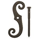 Coastal Bronze [70-500-LH] Bronze Shutter Dog - Classic S - Lag Mount - Left Mount - 7" L