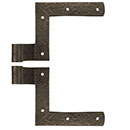 Coastal Bronze [70-590-HINGE] Bronze Shutter L Strap Hinge - New York Style - 0 Offset - Pair
