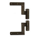 Coastal Bronze [70-600-SET] Bronze Shutter L Hinge Set - New York Style - 1 1/4" Offset - Pair