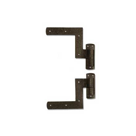 Coastal Bronze [70-610-SET] Bronze Shutter L Hinge Set - New York Style - 2 1/4" Offset - Pair