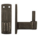 Coastal Bronze [70-752] Solid Bronze Shutter Pintle - Plate Mount - Original Finish - 2 1/4" Offset
