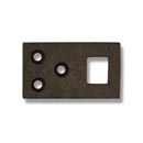 Coastal Bronze [90-114] Bronze Door Surface Slide Bolt Universal Plate - 4" & 6 1/2" Bolt