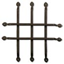 Coastal Bronze [70-100] Solid Bronze Gate Speakeasy Grille - 3 x 2 Square Bar