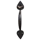 Coastal Bronze [40-100-H] Solid Bronze Light Duty Gate Thumb Latch - Heart End - 8 1/2" L