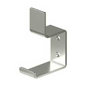 Deltana [MH11U14] Solid Brass Coat & Hat Hook - Heavy Duty - Modern - Polished Nickel Finish - 3 13/16" L