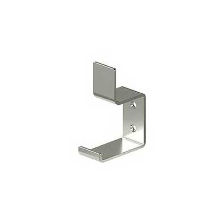 Deltana [MH11U14] Solid Brass Coat &amp; Hat Hook - Heavy Duty - Modern - Polished Nickel Finish - 3 13/16&quot; L