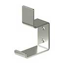 Deltana [MH11U14] Solid Brass Coat &amp; Hat Hook - Heavy Duty - Modern - Polished Nickel Finish - 3 13/16&quot; L