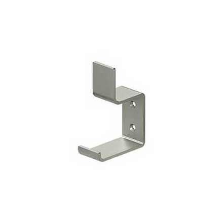 Deltana [MH11U15] Solid Brass Coat &amp; Hat Hook - Heavy Duty - Modern - Brushed Nickel Finish - 3 13/16&quot; L