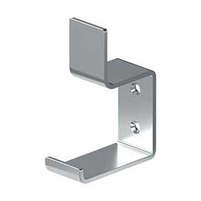 Deltana [MH11U26] Solid Brass Coat & Hat Hook - Heavy Duty - Modern - Polished Chrome Finish - 3 13/16" L