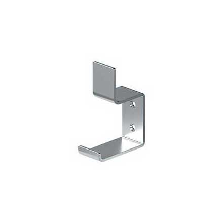 Deltana [MH11U26] Solid Brass Coat &amp; Hat Hook - Heavy Duty - Modern - Polished Chrome Finish - 3 13/16&quot; L