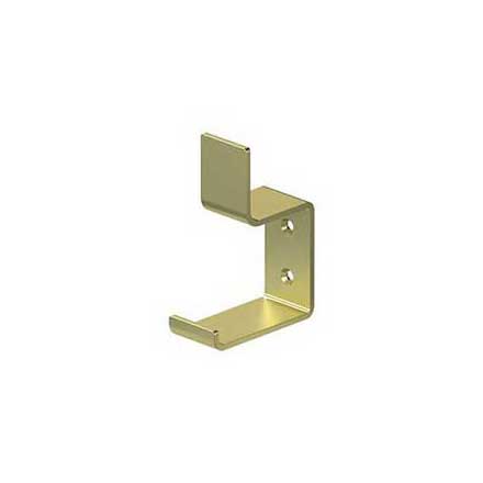 Deltana [MH11U3] Solid Brass Coat &amp; Hat Hook - Heavy Duty - Modern - Polished Brass Finish - 3 13/16&quot; L