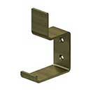 Deltana [MH11U5] Solid Brass Coat &amp; Hat Hook - Heavy Duty - Modern - Antique Brass Finish - 3 13/16&quot; L