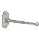 Deltana [VH65U15] Solid Brass Valet Hook - Brushed Nickel Finish - 7" L