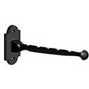 Deltana [VH65U19] Solid Brass Valet Hook - Paint Black Finish - 7&quot; L