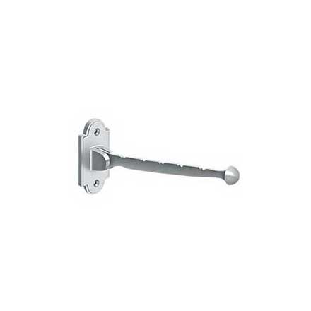 Deltana [VH65U26] Solid Brass Valet Hook - Polished Chrome Finish - 7&quot; L