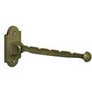 Deltana [VH65U5] Solid Brass Valet Hook - Antique Brass Finish - 7&quot; L