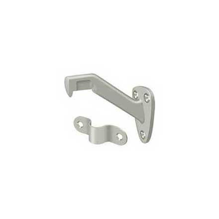 Deltana [HRB325U15] Solid Brass Handrail Bracket - Brushed Nickel Finish - 3 3/8" Proj.