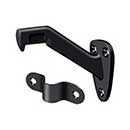 Deltana [HRB325U19] Solid Brass Handrail Bracket - Paint Black Finish - 3 3/8&quot; Proj.