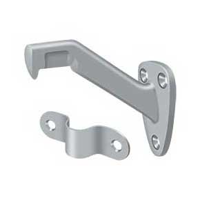 Deltana [HRB325U26D] Solid Brass Handrail Bracket - Brushed Chrome Finish - 3 3/8" Proj.