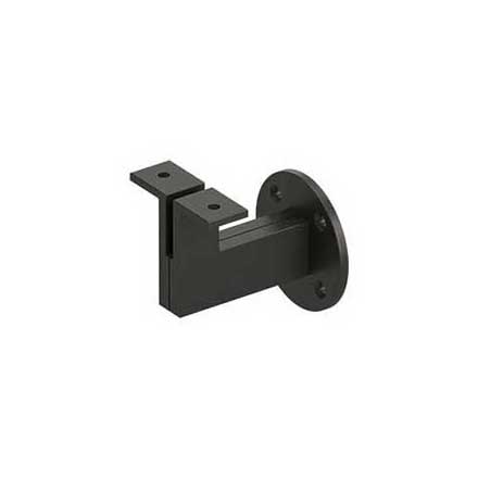 Deltana [HRBM325U10B] Solid Brass Handrail Bracket - Modern - Oil Rubbed Bronze Finish - 3 1/4&quot; Proj.