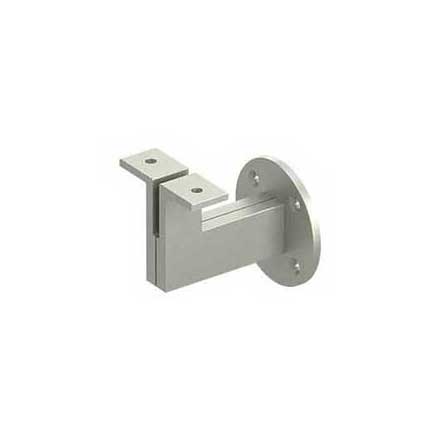 Deltana [HRBM325U15] Solid Brass Handrail Bracket - Modern - Brushed Nickel Finish - 3 1/4&quot; Proj.