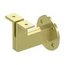 Deltana [HRBM325U3] Solid Brass Handrail Bracket - Modern - Polished Brass Finish - 3 1/4&quot; Proj.