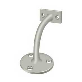 Deltana [HRC175U15] Solid Brass Handrail Bracket - Light Duty - Brushed Nickel Finish - 3 1/4" Proj.