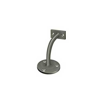 Deltana [HRC175U15A] Solid Brass Handrail Bracket - Light Duty - Antique Nickel Finish - 3 1/4&quot; Proj.