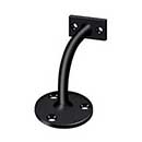 Deltana [HRC175U19] Solid Brass Handrail Bracket - Light Duty - Paint Black Finish - 3 1/4&quot; Proj.