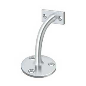 Deltana [HRC175U26] Solid Brass Handrail Bracket - Light Duty - Polished Chrome Finish - 3 1/4" Proj.