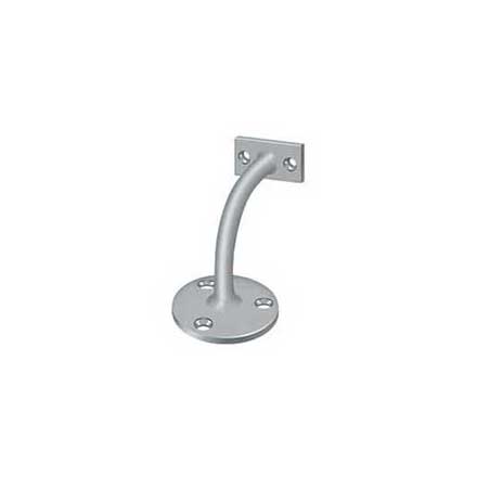 Deltana [HRC175U26D] Solid Brass Handrail Bracket - Light Duty - Brushed Chrome Finish - 3 1/4" Proj.