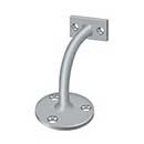 Deltana [HRC175U26D] Solid Brass Handrail Bracket - Light Duty - Brushed Chrome Finish - 3 1/4&quot; Proj.