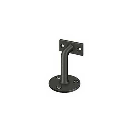 Deltana [HRC253U10B] Solid Brass Handrail Bracket - Oil Rubbed Bronze Finish - 3" Proj.
