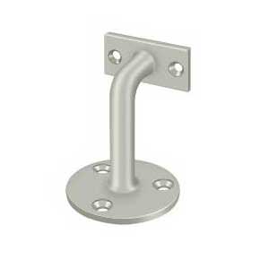 Deltana [HRC253U15] Solid Brass Handrail Bracket - Brushed Nickel Finish - 3" Proj.