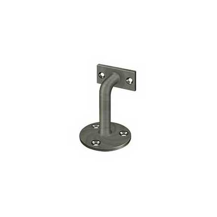 Deltana [HRC253U15A] Solid Brass Handrail Bracket - Antique Nickel Finish - 3" Proj.