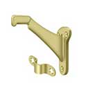Deltana [ZHRBB325U3] Die Cast Zinc Handrail Bracket - Polished Brass Finish - 3 1/4&quot; Proj.